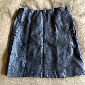 Leather Mini Skirt